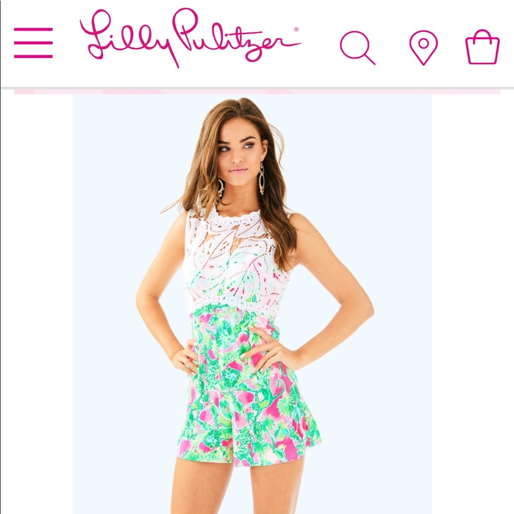 SALE Lily Pulitzer Sadie Romper Size 6 New w/o tag